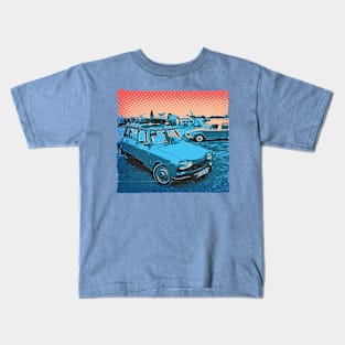 Two French Cars Kids T-Shirt